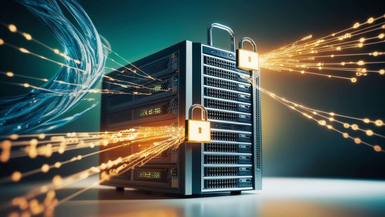 Backup server with locks
